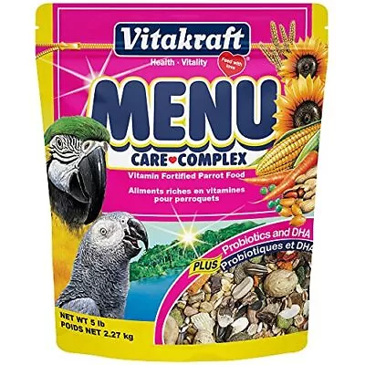 Menu Premium Parrot Food - Vitamin-Fortified - Macaw Amazon Conure And Par... • $27.44