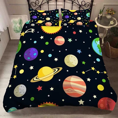 £12.61 • Buy Quilt/Doona/Duvet Cover Set Single/Double/Queen/King Size Bed Pillow Cases