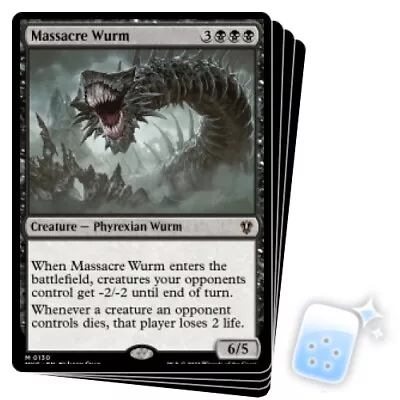 MASSACRE WURM X4 Murders At Karlov Manor: Commander Magic MTG MINT CARD • $9.99