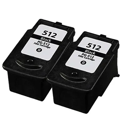 2 Ink Cartridges For Canon Pixma IP2700 IP2702 MP230 MP235 PG-512 2-Black • £21.99