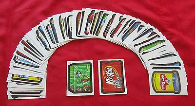 Wacky Packages Stickers Ans7 Complete Set 1-55     Nm/mt  • $18.95