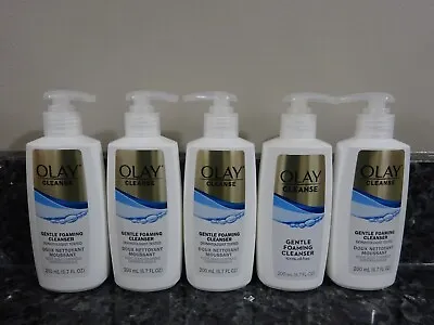 5 OLAY CLEANSE Gentle Foaming Cleanser Face Facial Wash Washes 6.7 FL Oz. NEW • $34.75