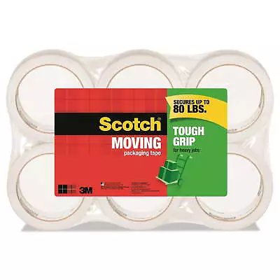 Tough Grip Moving Packaging Tape 3  Core 1.88  X 54.6 Yds Clear 6/Pac • $29.45