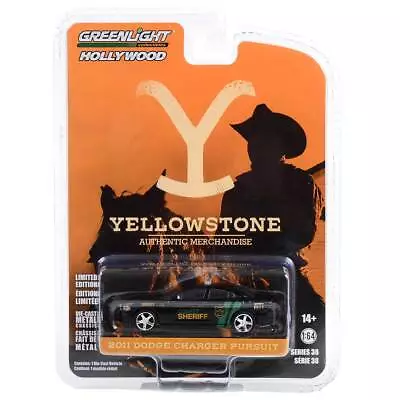 From Greenlight Hollywood Series 38:  Yellowstone  Sheriff Charger 1/64 Scale • $11.95