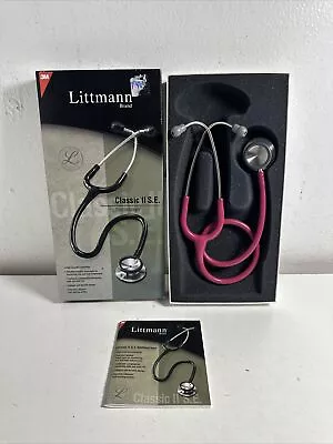 3M Littmann Classic II SE Rainbow-Finish Chestpiece Pink Monitoring Stethoscope • $84.99