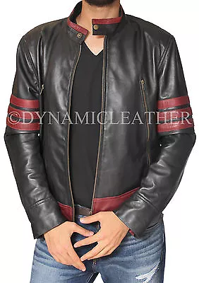 X-Men Wolverine Logans XO Replica Leather Jacket Biker Style BNWT • $52.40