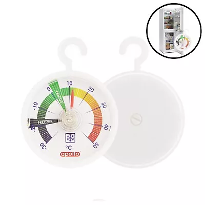 £2.99 • Buy Dial Fridge Freezer Thermometer Kitchen Appliance Refrigerator Hanging Hook