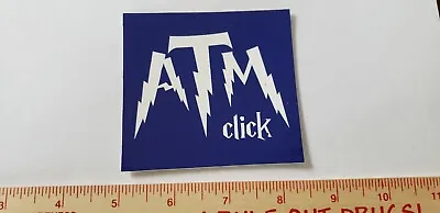 VTG 90's ATM CLICK AUTOMATIC TELLER MACHINE GONZ RAD NOS SKATEBOARD DECK STICKER • $4.50