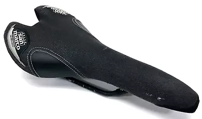 Selle San Marco Ischia Black Suede Leather Bike Saddle Island Project Seat • $29.94