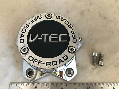 V-Tec Wheels Screw In Chrome Wheel Rim Hub Cover Center Cap C394-5 5 Lug • $32.50