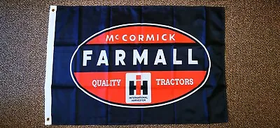£23.99 • Buy McCormick Farmall Flag 3x2ft Poster Banner Garage Shed ManCave Quality Tractors 