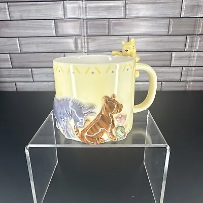 Disney Classic Winnie The Pooh Child's Mug By Charpente 3D Friends Scene EUC • $14.99