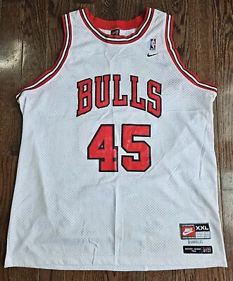 Vintage Michael Jordan #45 Nike 1984 Flight 8403 Bulls Jersey Size XXL Length +2 • $125
