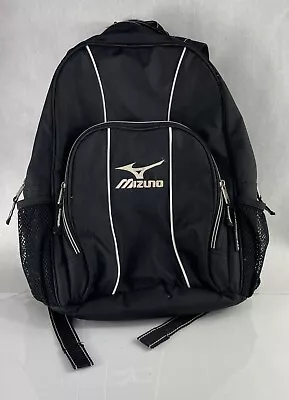 Mizuno Backpack Black Softball Soccer Basketball W/Logo Multi Purpose • $18.19