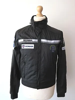£47.94 • Buy Official Genuine SCANIA Truck Driver Men's Hooded Nylon Bomber Jacket Size S