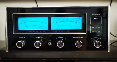 McIntosh MC2205 Stereo Power Amplifier (Serviced & Restored) • $4999.95