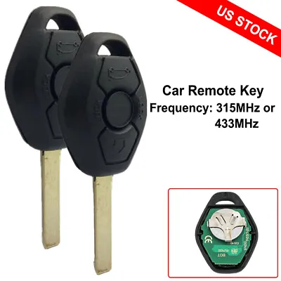 $14.99 • Buy For 2004 2005 2006 2007 2008 2009 2010 BMW X3 X5 Z4 Keyless Car Remote Key Fob