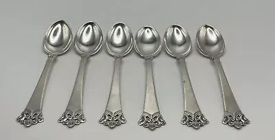 Vtg Set Of 6 Norwegian 830S Silver Spoons Magnus Aase Anitra Norway • $159.20