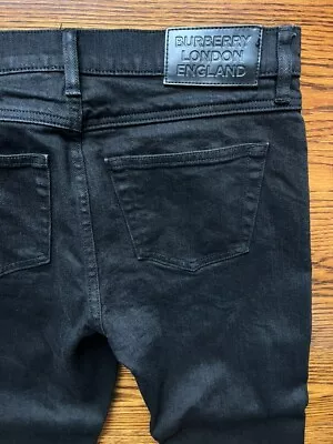 BURBERRY Mens Denim Slim Fit Black Jeans Medium • $70