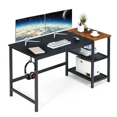 $145.90 • Buy Giantex Computer Desk Study Laptop Table Office Workstation W/ Shelf 150 X 60CM