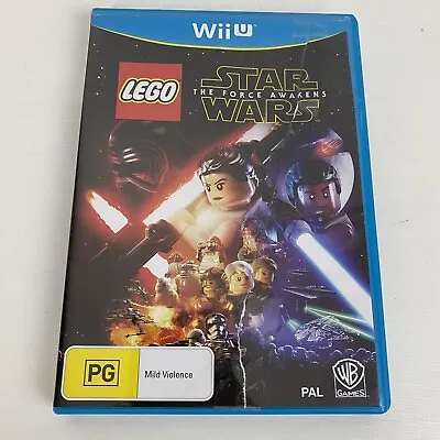 Lego Star Wars The Force Awakens Nintendo Wii U PAL 2016 AC29GM5 • $15.95