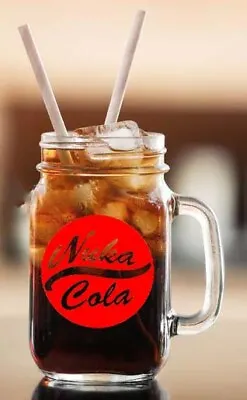 Nuka Cola Mason Jar | Fallout Merch | Nuka-Cola | Vault-Tec | Fallout 4 • £8