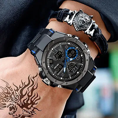 Military Digital Watch For Men Waterproof Sportwatch Tactical Mens Wrist Watches • $22.39