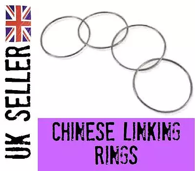 £3.99 • Buy Chinese Linking Rings Magic Trick