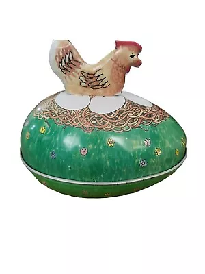 Vintage 1984 Midwest Vintage Chicken Tin Egg / Easter / Collectibles • $26.99