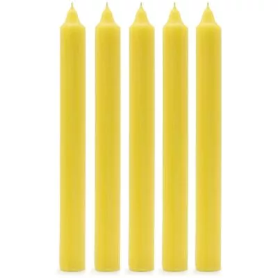 Solid Colour Dinner Candles - Pack Of 5 - Made In The UK - 16 Colours • £11