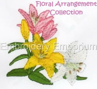 £7.95 • Buy Flower Arrangement Collection - Machine Embroidery Designs On Cd Or Usb