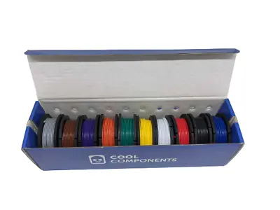 25ft 22/26AWG Hook-Up Wire - 10 Spool Set • £15.45