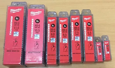 Milwaukee Thunderweb HSS G Metal Drill Bits • £19.50