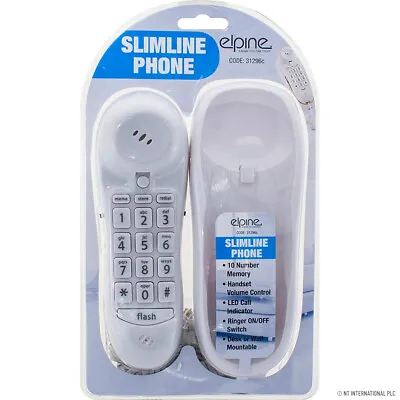 New Telephone Phone Landline With Memory Led Call Indicator Call Office Home • £7.99