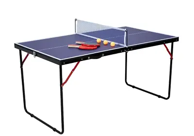 $95.99 • Buy New Portable Tennis Table Folding Ping Pong Table Family Game Set