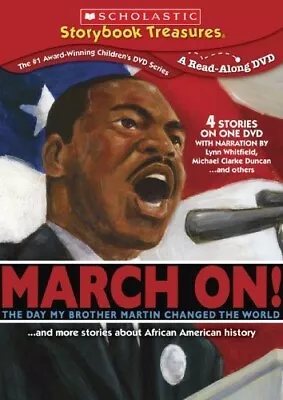 African American History  March On Martin Luther King-4  Read Along DVDS-SEALED • $7