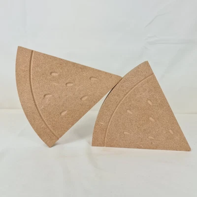 £3.23 • Buy Watermelon Slice, 18mm Thick MDF, 100mm - 200mm, Wooden Blanks Freestanding