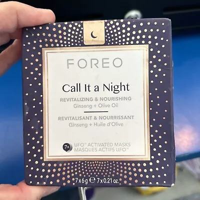 FOREO UFO Activated Mask Call It A Night (7 Masks) New In Box As Pictured • $15