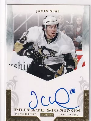 11/12 Panini Private Signings James Neal Autograph Auto • $0.73