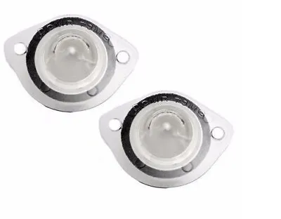 1979-1993 Ford Mustang Rear License Plate Light Lenses Lens Lense Pair New Look • $19.95