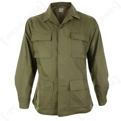 US Military Army Style Ripstop Field Jacket - Olive Drab - All Sizes • $61.95