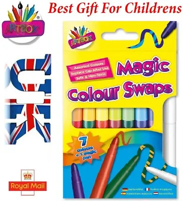 £3.39 • Buy Artbox Magic Colour Swap Fibre Pen (pack Of 8) - Pens Assorted Colours Felt Tips