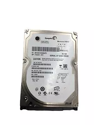 $14.99 • Buy Seagate 80GB Laptop Hard Drive 2.5  SATA 5400RPM HDD ST980811AS, 9S1132-020
