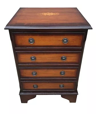 Handsome Mahogany Bedside Chest / Bedside Table • £149