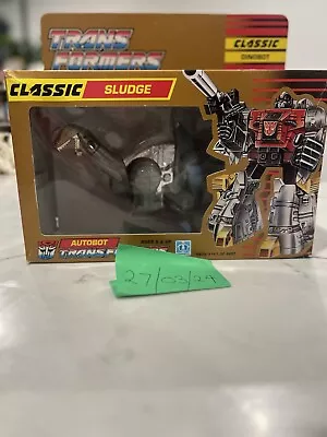 Transformers G1 European Exclusive Classic Dinobot Sludge 100% Complete Gold  • $400