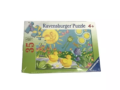 Merry Meadow 35 Pc Jigsaw Puzzle Ravensburger Ducks Turtle Frog Butterflies NEW • $9.50