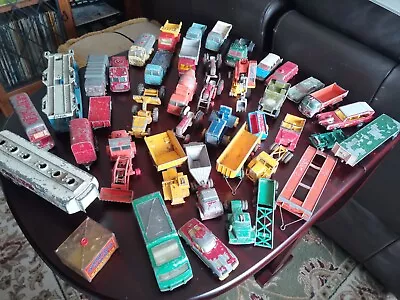 Corgi Dinky Matchbox Joblot 40 Plus Cars Lorry's Tractor And More • £99.99