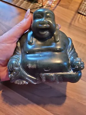 Genuine Jade Buddha. Antique Chinese Statue • £200