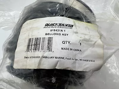 Quicksilver Mercury Marine U-JOINT BELLOWS 816431A1; 816431A 1 Alpha Gen II • $96.12