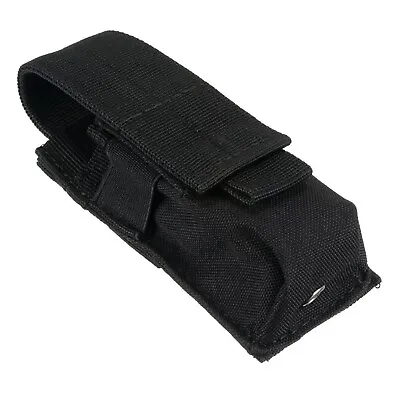 Tactical Molle Flashlight Holder Belt Holster Flashlight Pouch Torch Carry Case • $4.79